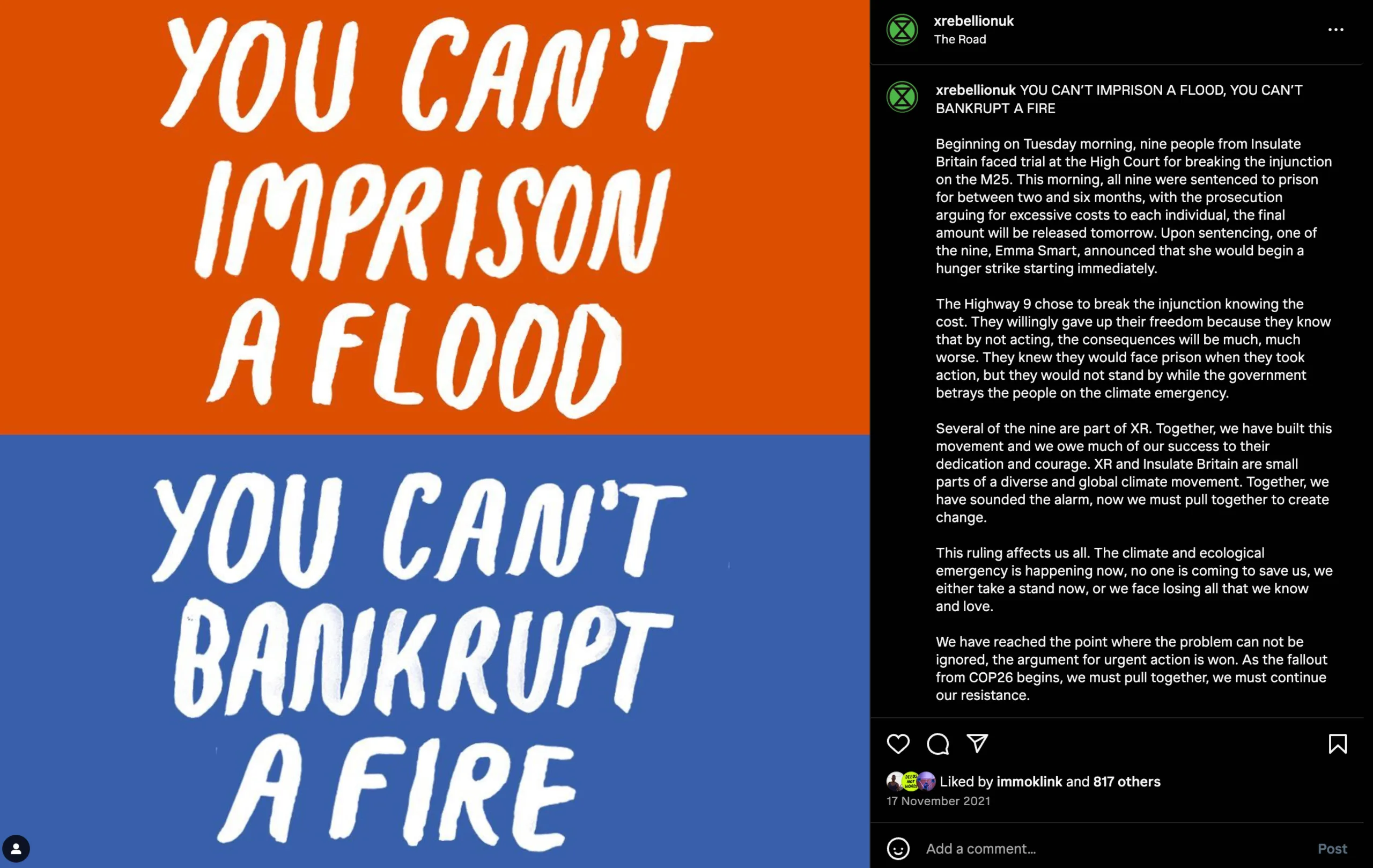 The image depicts a bold and inspirational message in white text on a vibrant orange and blue background. the message reads "you can't ban creativity, you can't cancel music, you can't erase us" embodying a powerful statement about the resilience and enduring nature of creativity, music, and cultural expression.