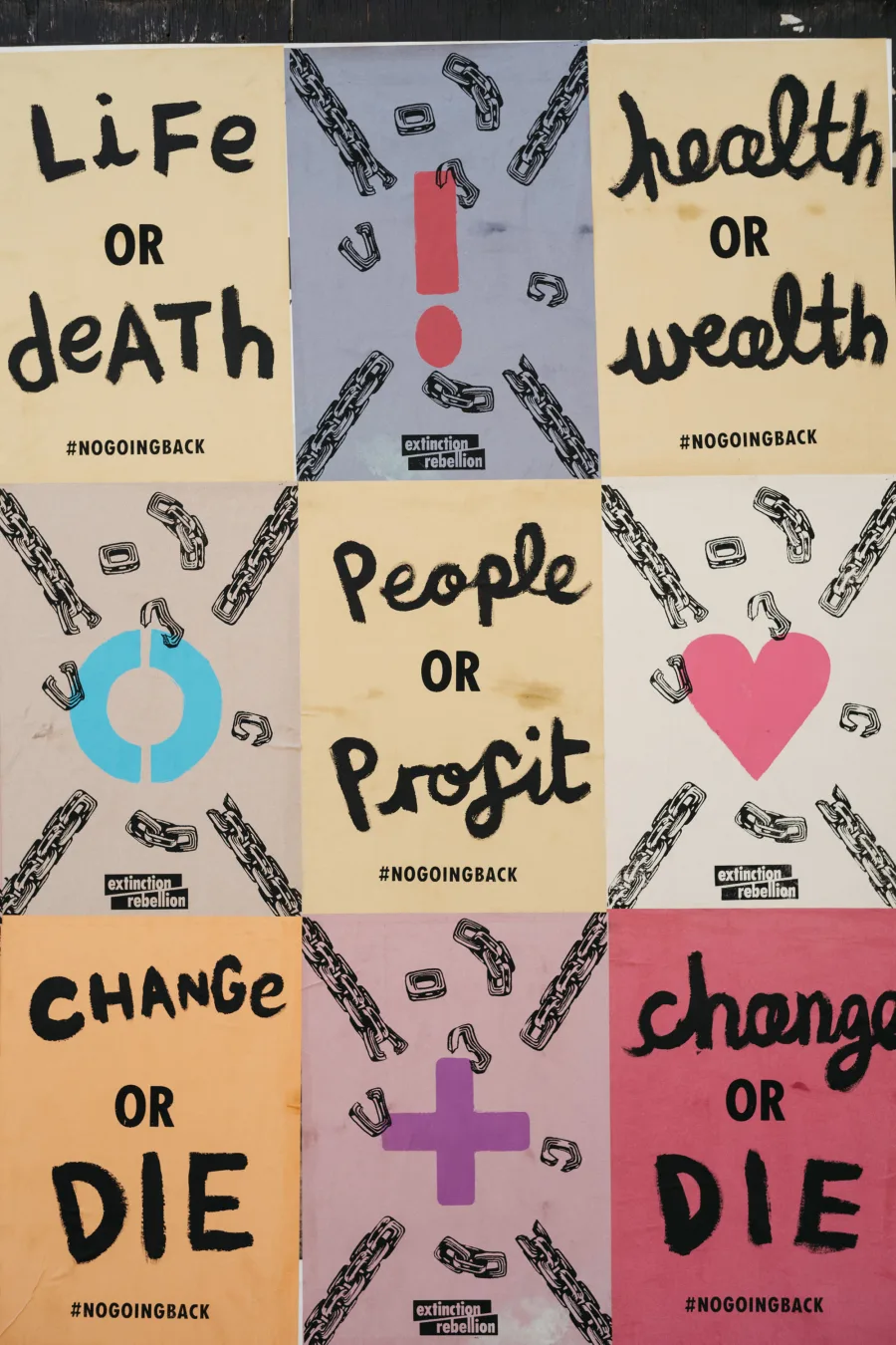 Change or Die posters