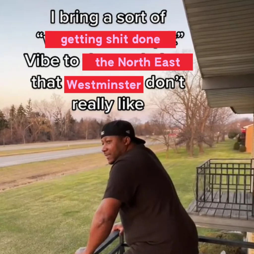 A man determined and focused, ready to tackle tasks with a regional flair that challenges the status quo.